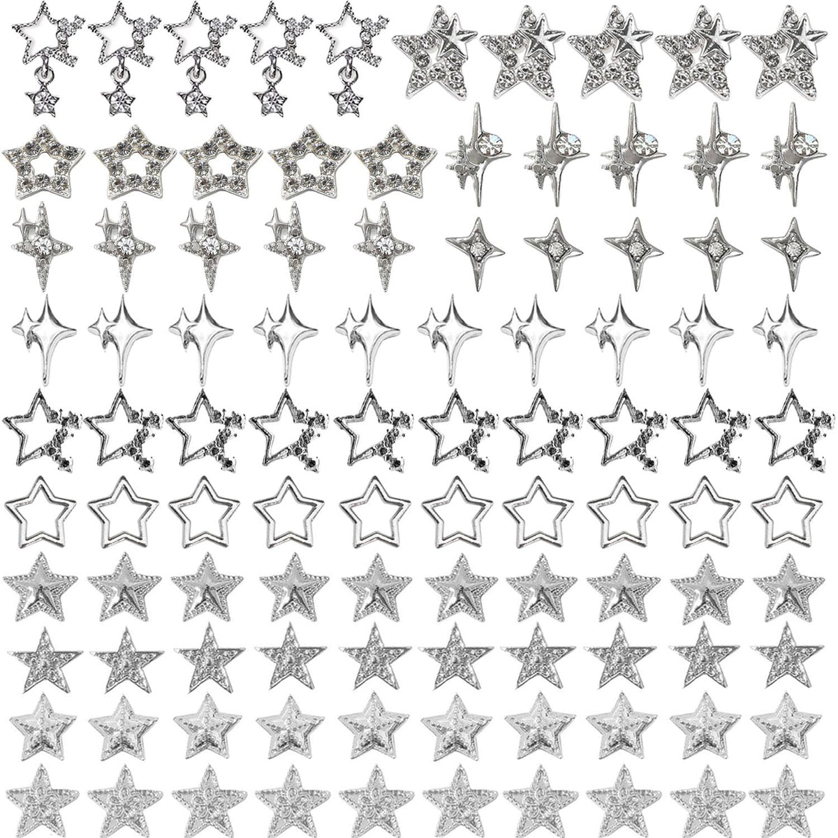 KACHIMOO front packaging showing 100 star charms and styles for easy selection