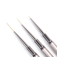 KADS bristles rinsed under water showing easy cleaning and maintained tip shape