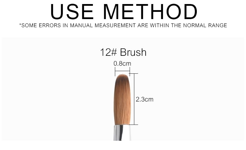 KADS brush in use applying acrylic bead demonstrating precise sculpting benefit