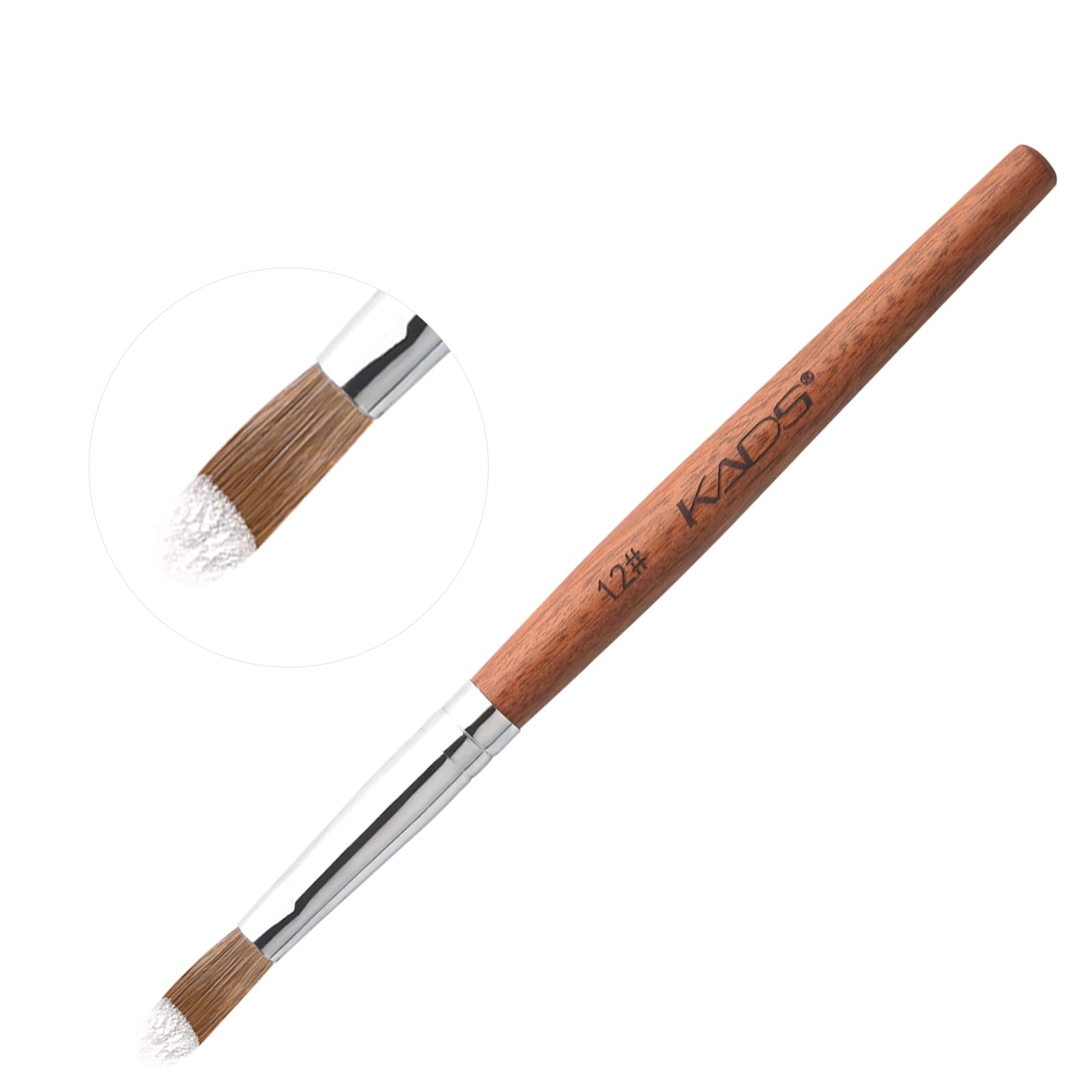 KADS Size 12 redwood handle front view showing balanced design and precision