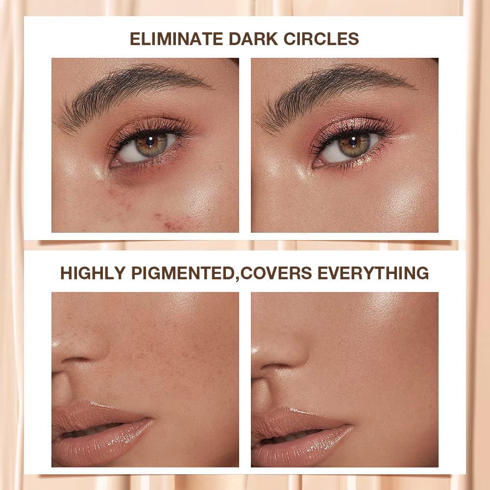 Kaely applying concealer under eye demonstrating brightening and coverage benefit
