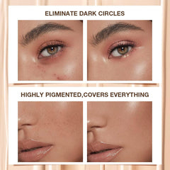 Kaely applying concealer under eye demonstrating brightening and coverage benefit