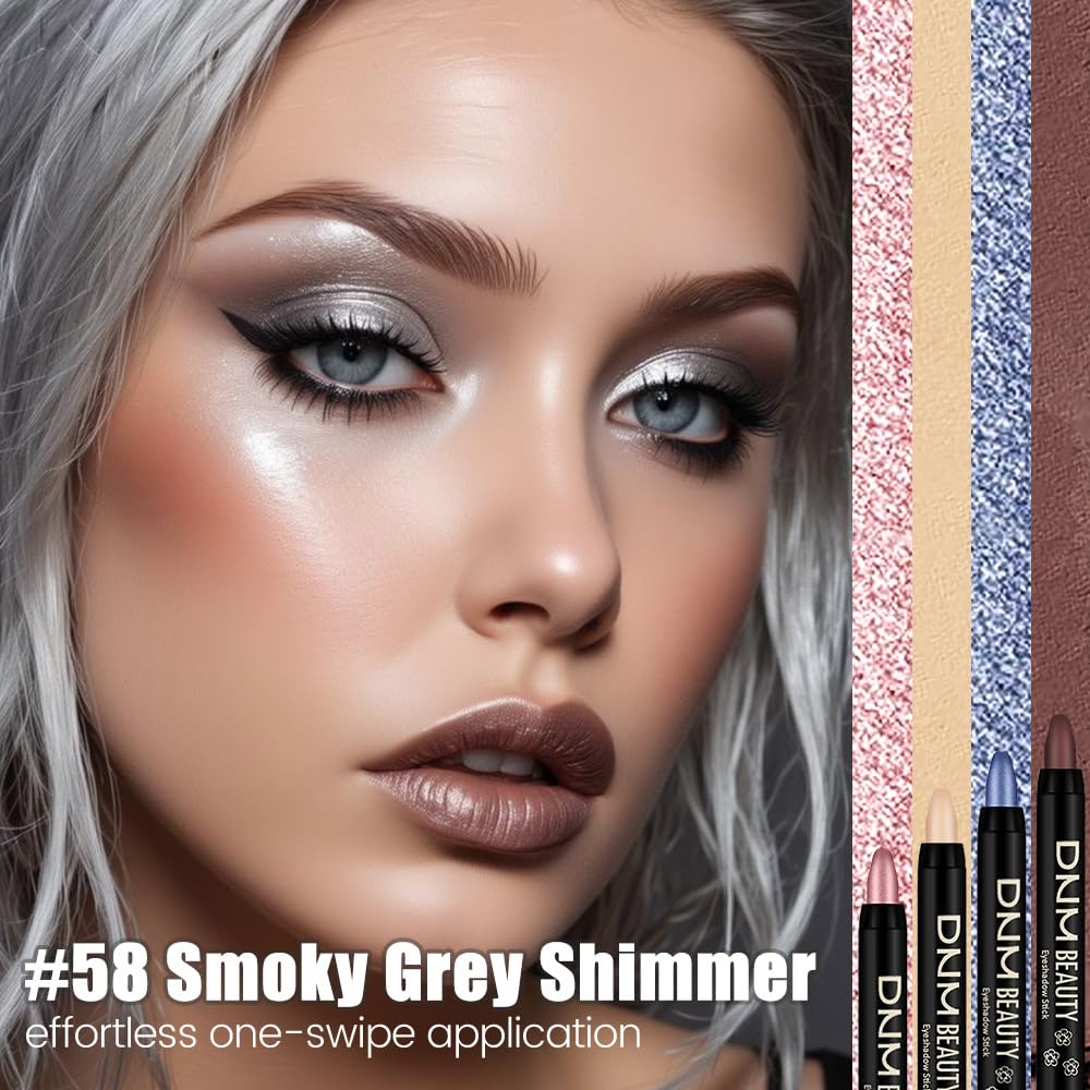 Kaely applying stick on eyelid for quick smoky eye and instant definition