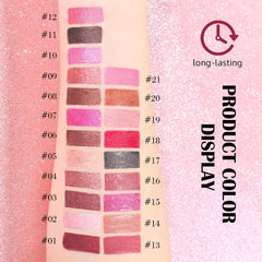 Kaely macro of pearlescent metallic texture for glossy multidimensional shine