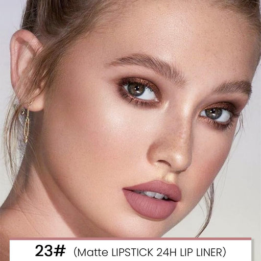Kaely creamy matte texture swatch demonstrating smooth high pigmentation