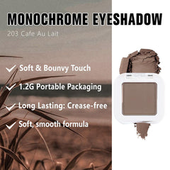 Kaely cocoa brown brush swatch demonstrating high pigment payoff and control