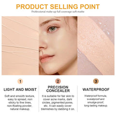 Kaely concealer label closeup showing shade 04 Light and ingredient clarity benefit