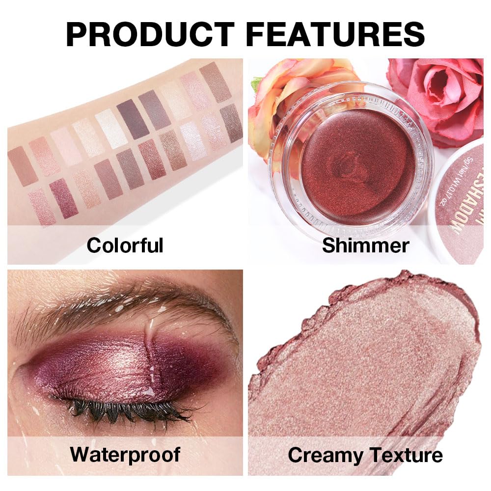 Kaely cream eyeshadow applied by fingertip demonstrating smooth application