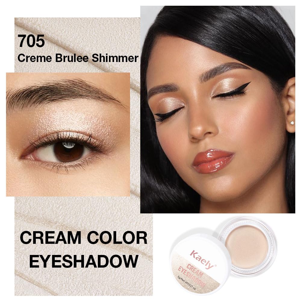Kaely creme brulee texture closeup highlighting creamy, blendable finish