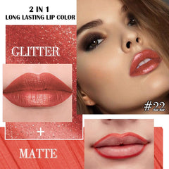 Kaely closeup of dual-ended liner and lipstick showing precise application benefit