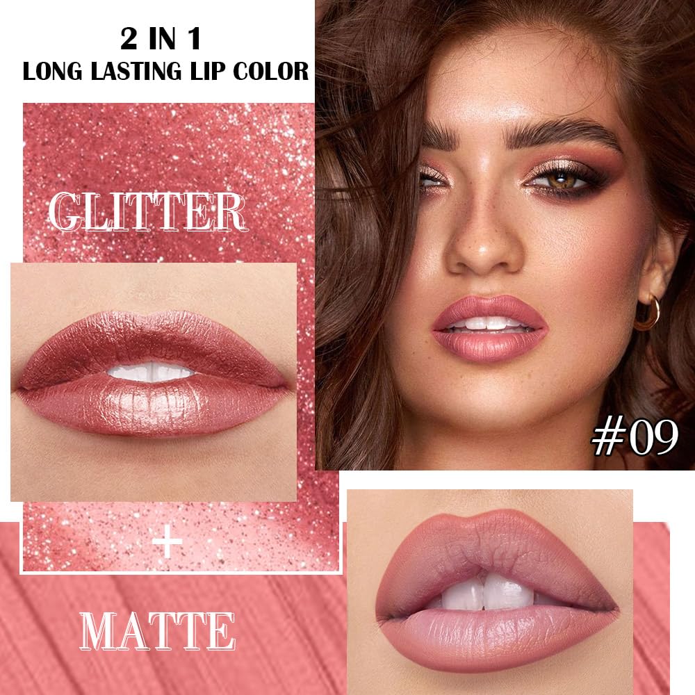 Kaely dual-ended lip liner and lipstick demonstrating convenience