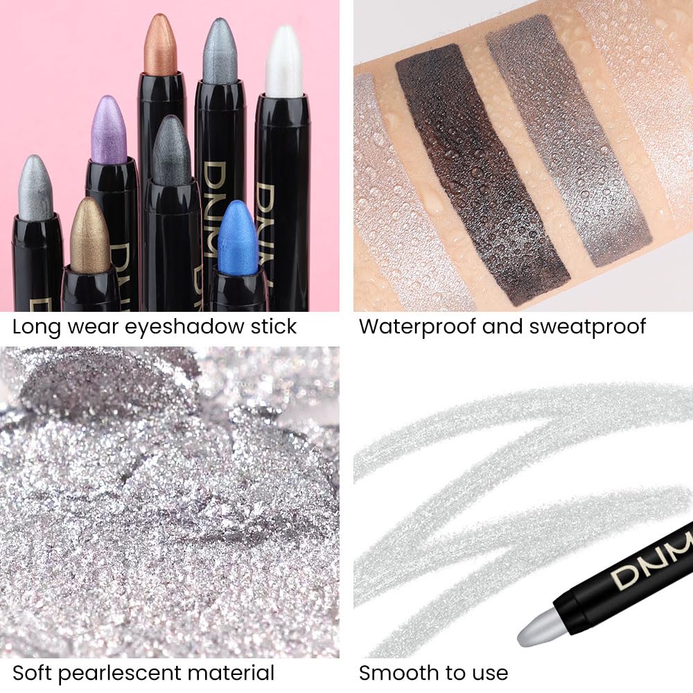 Kaely application on eyelid creating smoky metallic eye look benefit