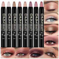 Kaely front packaging showing eight eye shadow sticks and benefits of portability