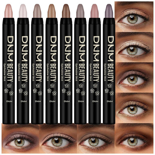 Kaely front packaging showing eight eyeshadow sticks and shade names for quick selection