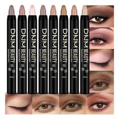 Kaely front packaging showing eight cream eye shadow sticks and benefits