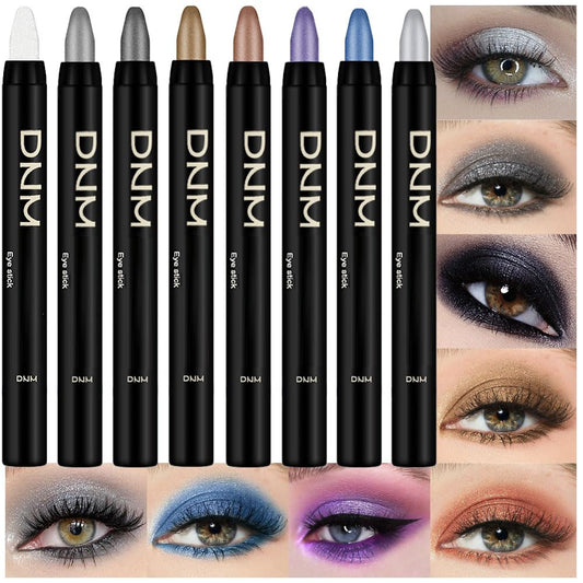 Kaely front view of full 8-piece stick set showing colors and compact packaging benefit portability