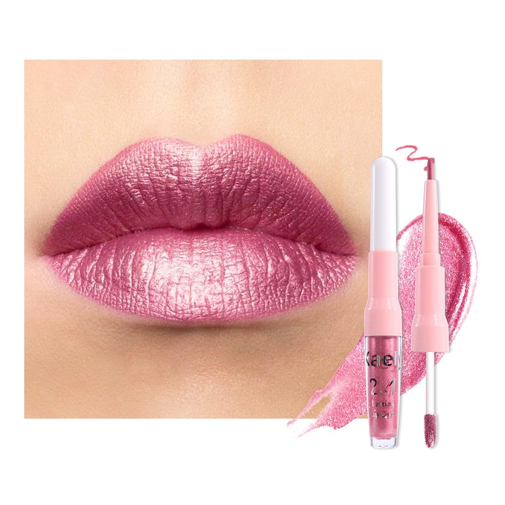 Kaely front packaging showing mauve pink shade and dual ends for quick use