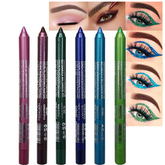 Kaely front packaging showing six colorful eyeliner pencils and sharpener benefit quick selection