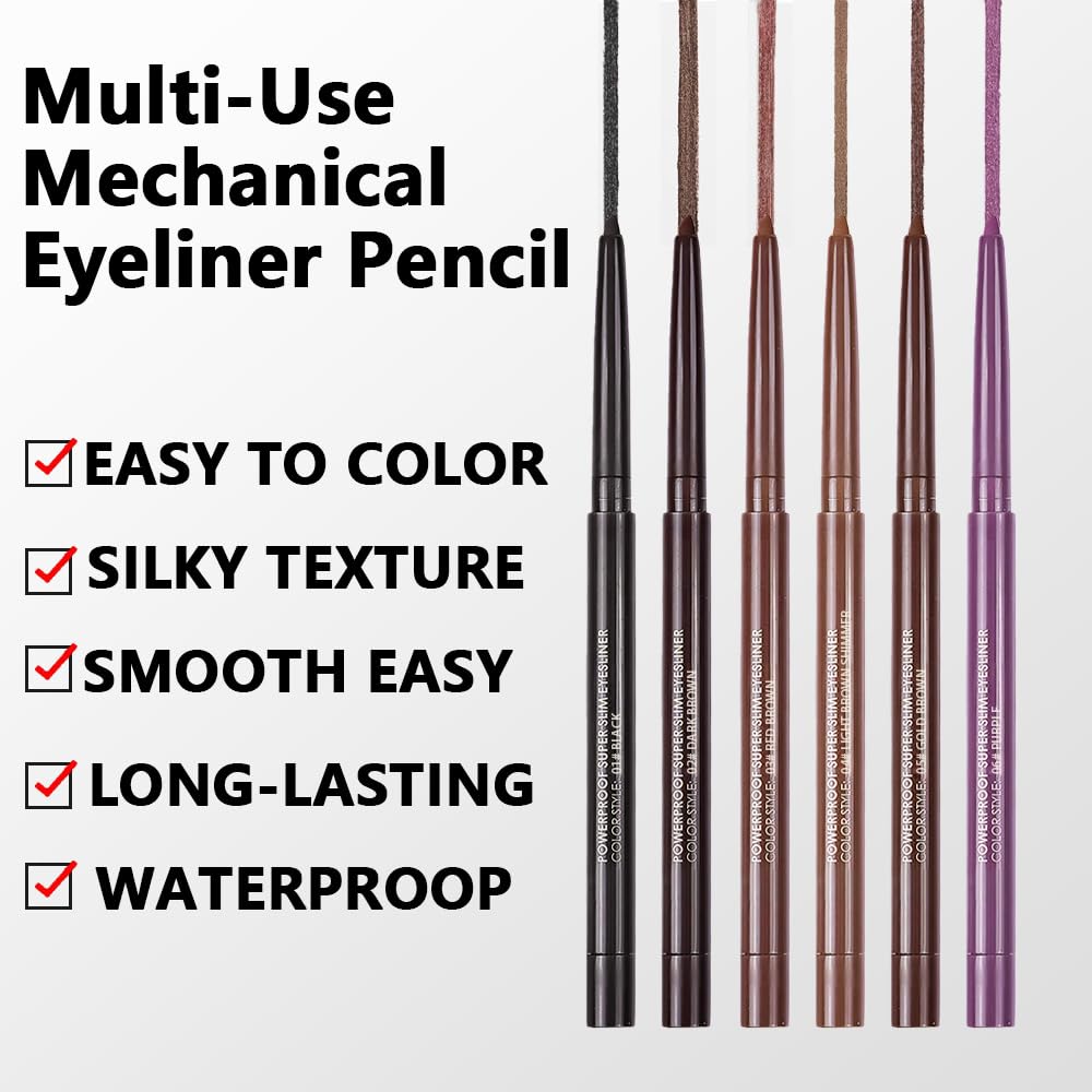 Kaely pencil applied to eyelid illustrating easy, even payoff