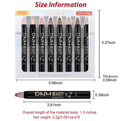 Kaely makeup bag scene showing the sticks as convenient, ready-to-go eye color