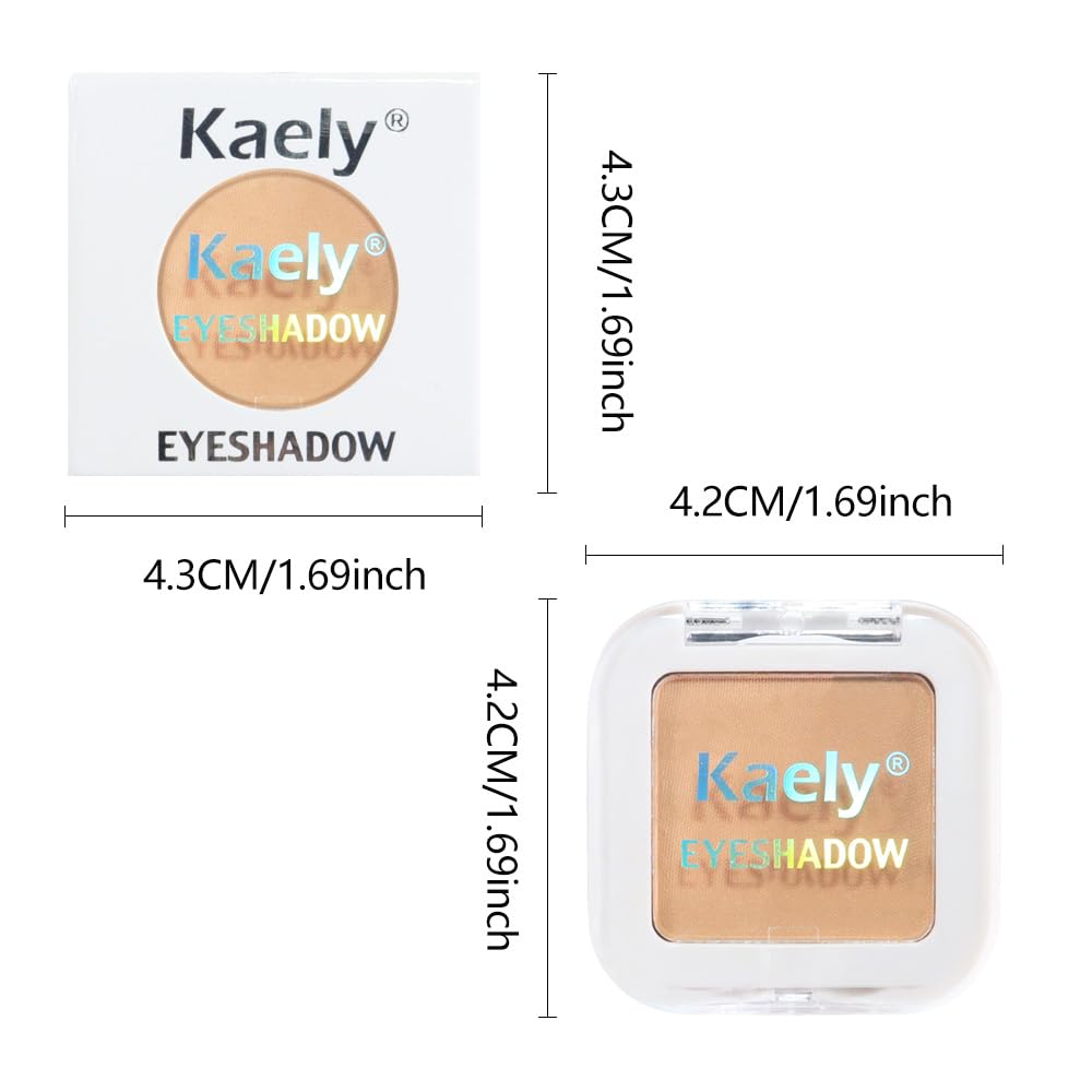 Kaely applied on model for neutral daytime look, showing natural definition and longevity