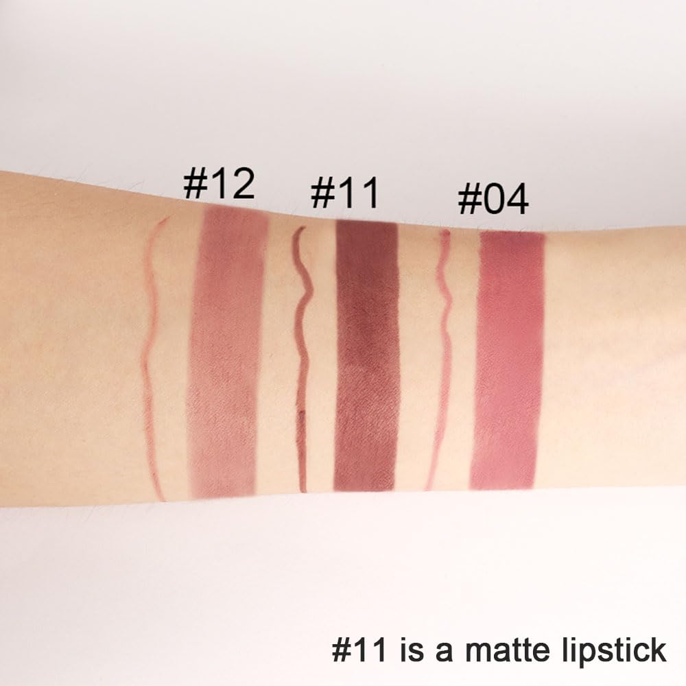 Kaely lips application demonstration showing defined matte finish and lasting wear