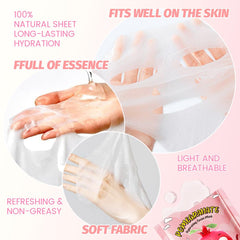 Kaely sheet mask applied on teen demonstrating easy, relaxing use