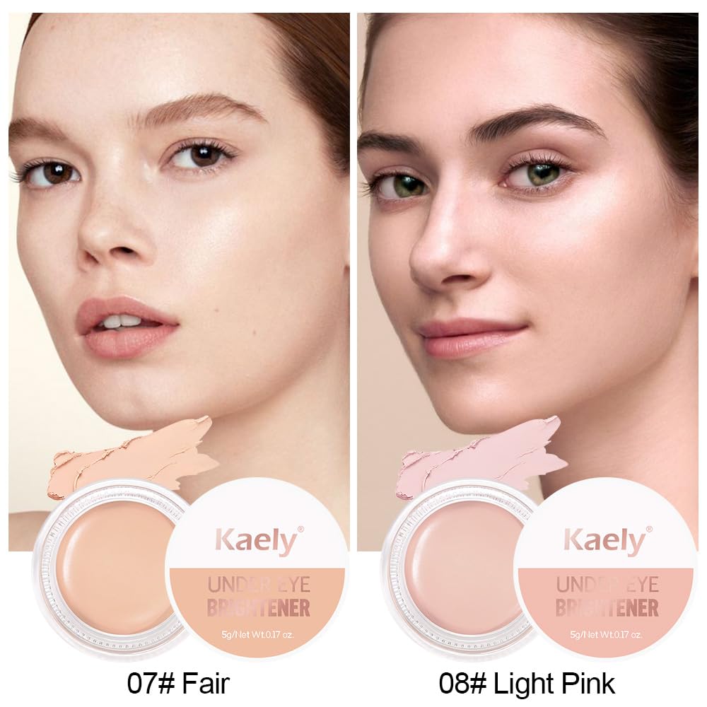 Kaely open pots revealing creamy texture for easy blending and coverage