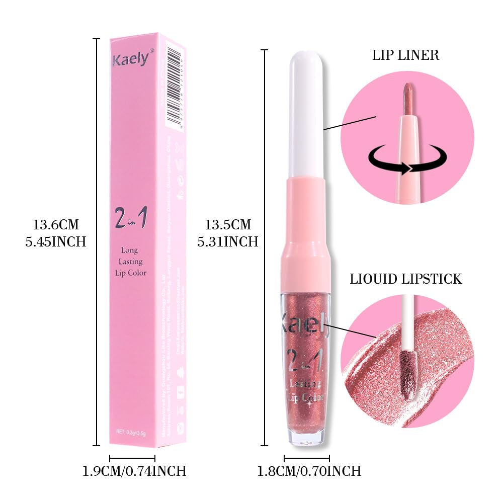 Kaely open wand liner tip detail showing precision for shaping