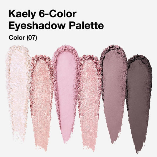 Kaely eyeshadow pan close-up highlighting smooth texture and blendability