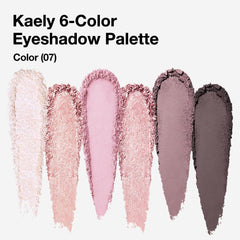 Kaely eyeshadow pan close-up highlighting smooth texture and blendability