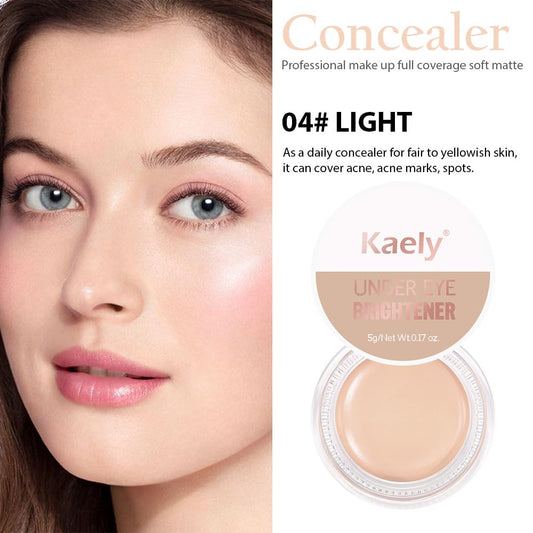 Kaely concealer open texture close-up highlighting creamy blendable formula benefits
