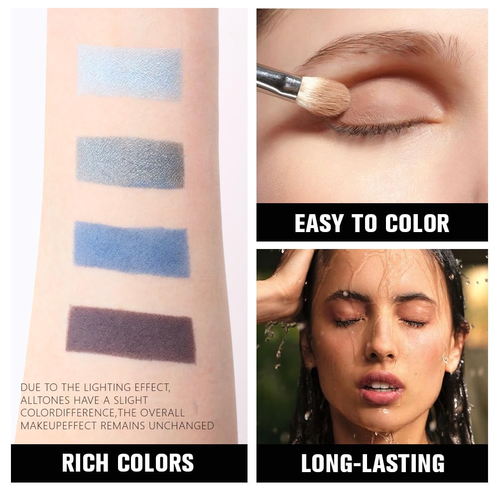 Kaely swatches on arm showing pigmented waterproof shades and wear