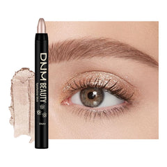 Kaely front view of silver moonlight stick shows shade and sleek design benefit: easy application