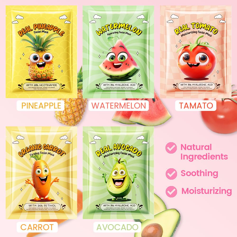 Kaely close-up of single sheet mask saturated with serum for deep hydration
