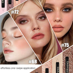 Kaely cream-to-powder texture close-up demonstrating smooth blendability and soft finish