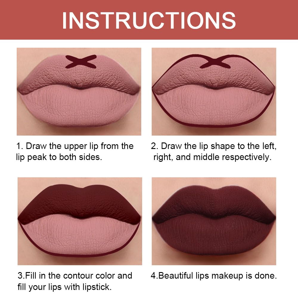 Kaely in-use application on lips showing precise definition benefit