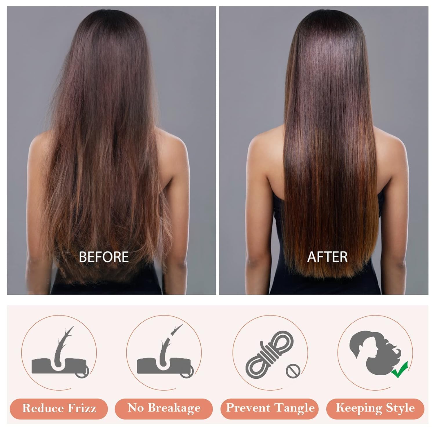Kafteri jumbo fit on model showing full coverage for braids and long styles