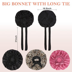 Kafteri bonnet beside pillow in bedroom showing overnight hair protection