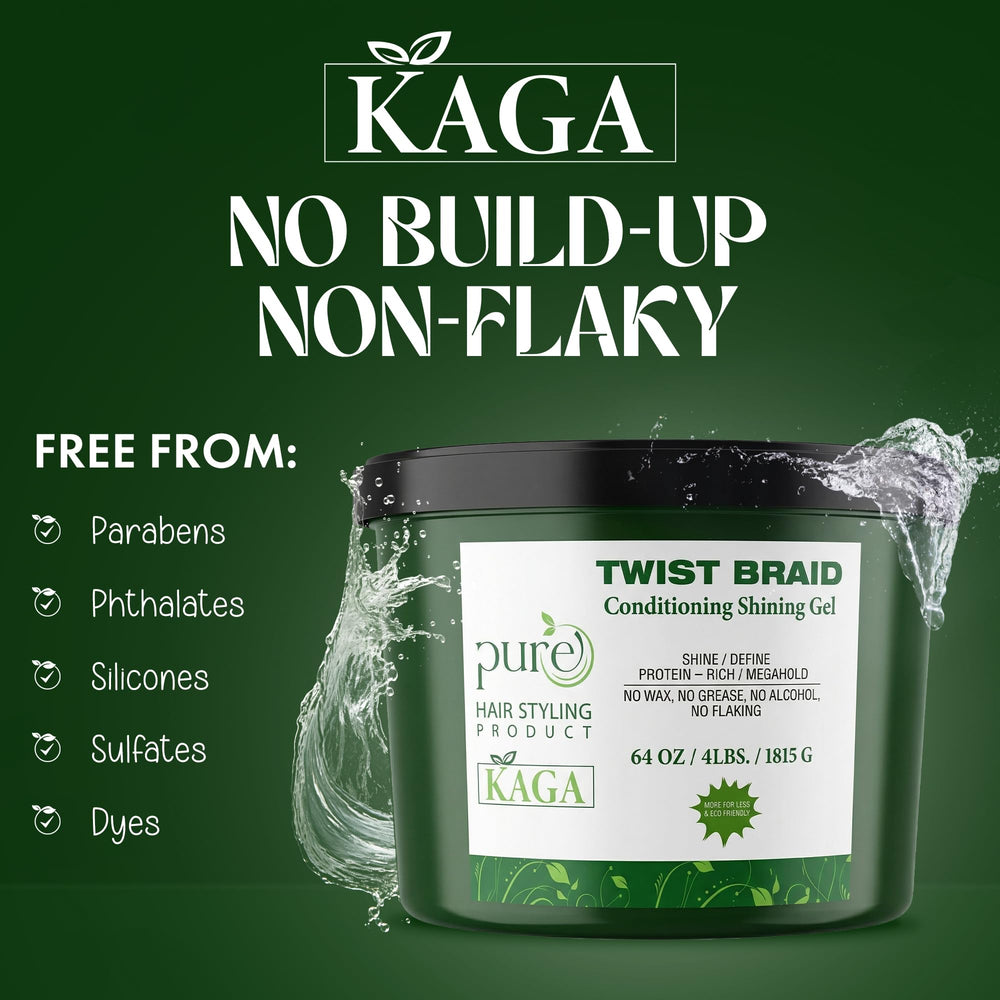 KAGA hands applying gel to edges demonstrating neat edge control benefit