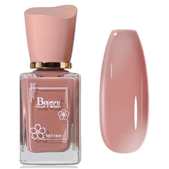 KAHSOSE bottle front view showing nude pink shade and compact 14ML size