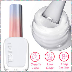 KAHSOSE brush stroke close-up showing smooth milky texture for even application