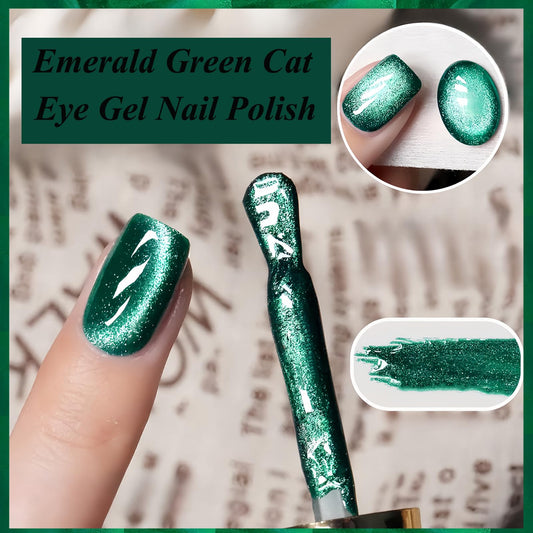 KAHSOSE close-up of dense green glitter revealing holographic sparkle