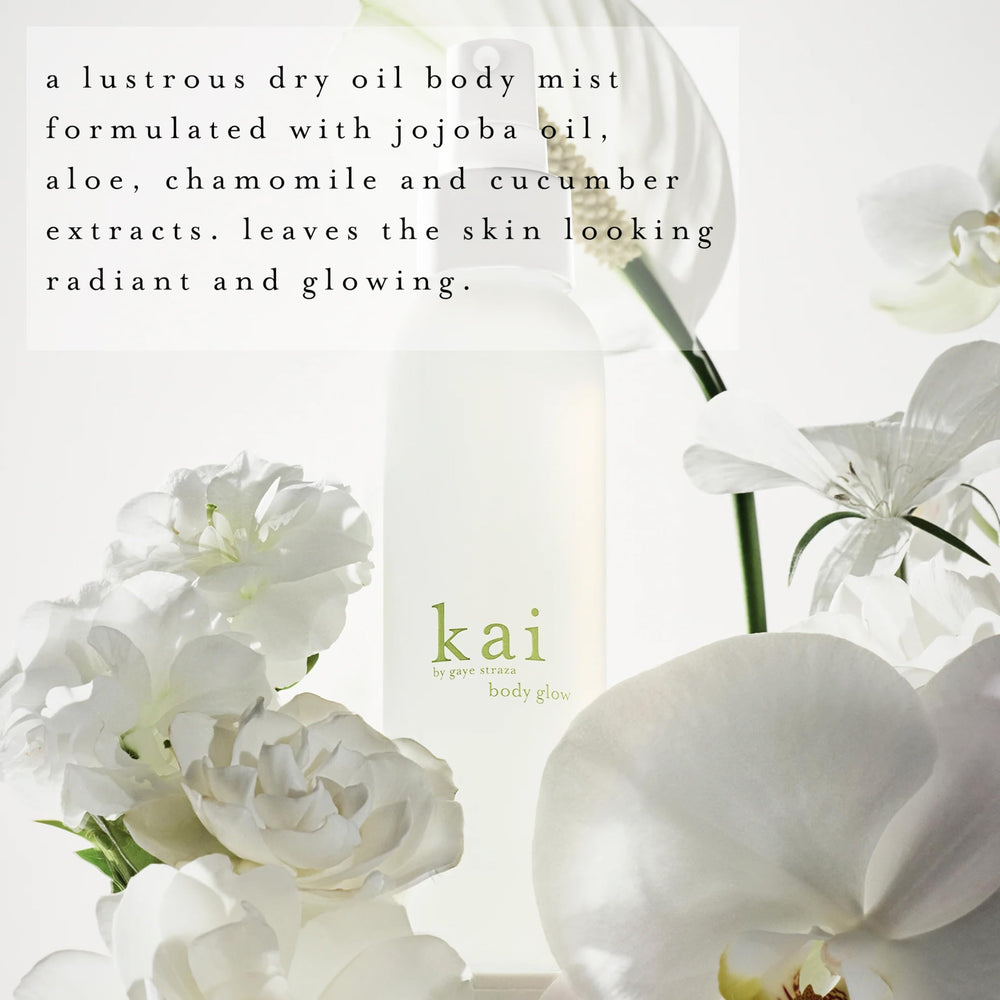 kai jojoba oil and botanicals close-up highlighting natural hydration benefit