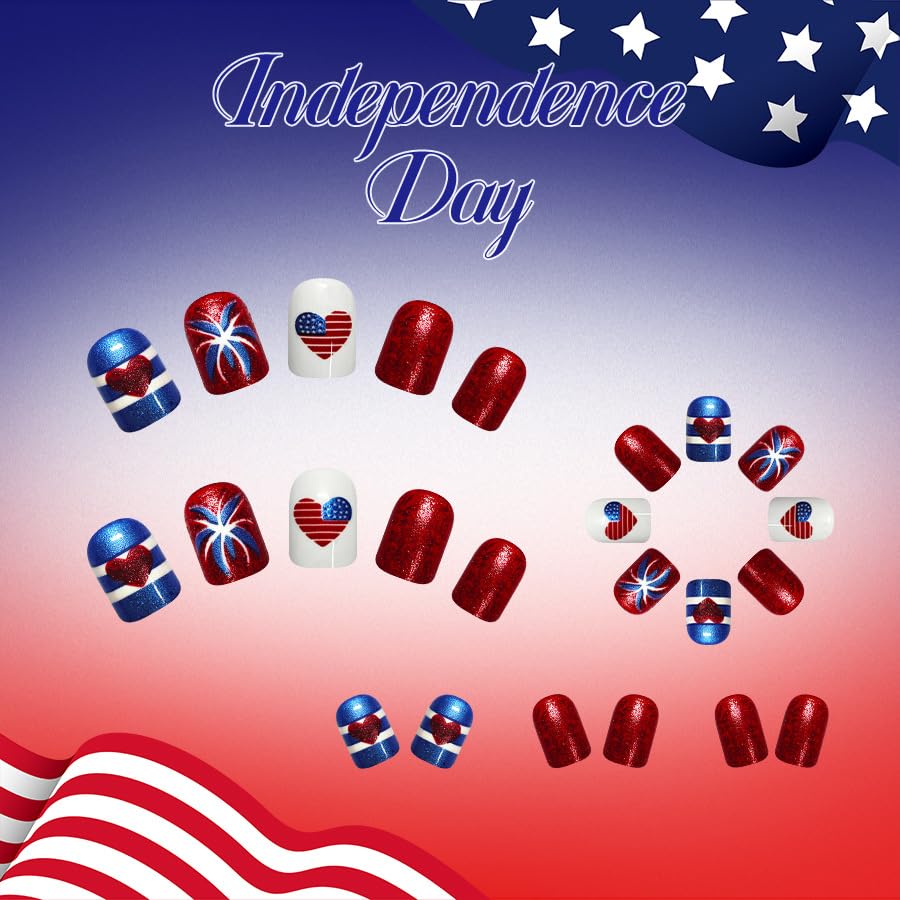 KAICCOSO adhesive stickers and nail file included for quick application