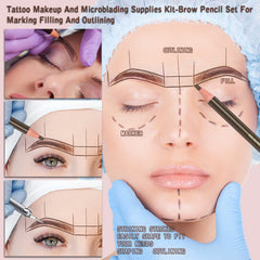 KAIQIKAIXI applied on model brows demonstrating natural-looking definition