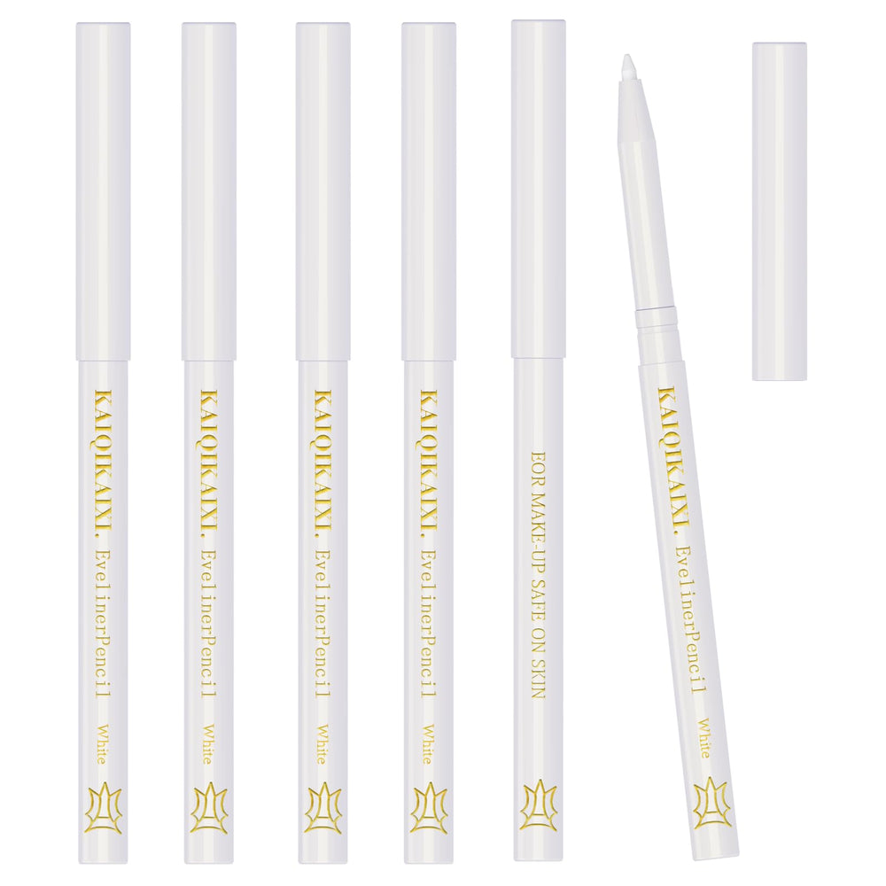KAIQIKAIXI front packaging showing six white eyeliner pencils ready to use