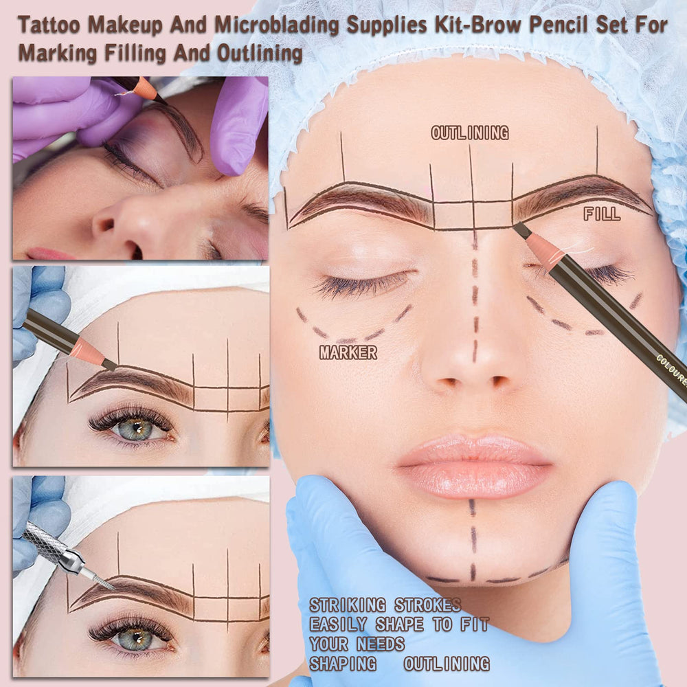 KAIQIKAIXI pencils on makeup table demonstrating everyday application ease