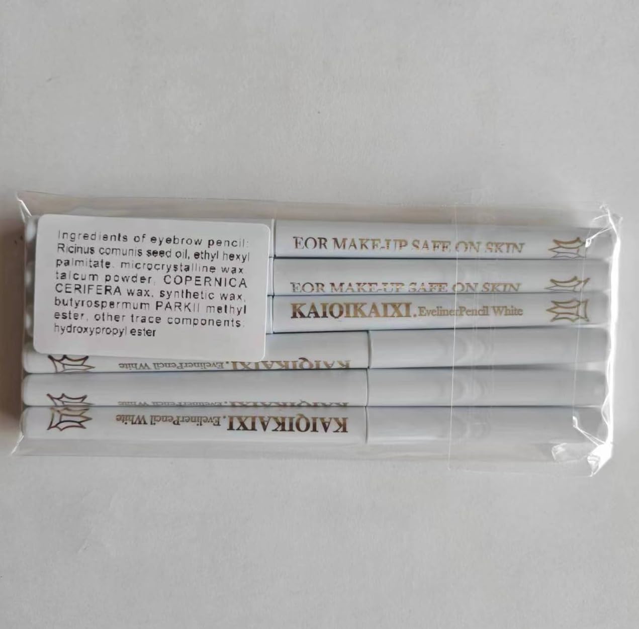 KAIQIKAIXI six pencils arranged to display full multiuse kit advantage