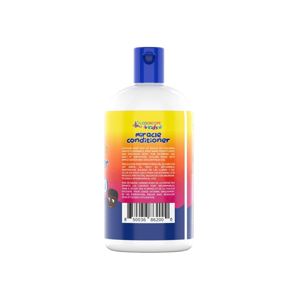 Kaleidoscope Hair Products in-bath use on a child showing detangling and softer curls